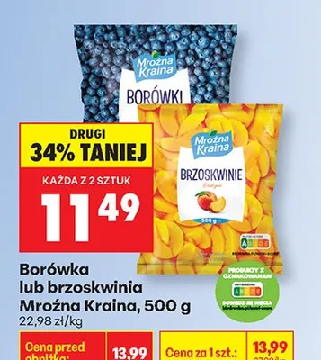 Borówka  promocja w Biedronka