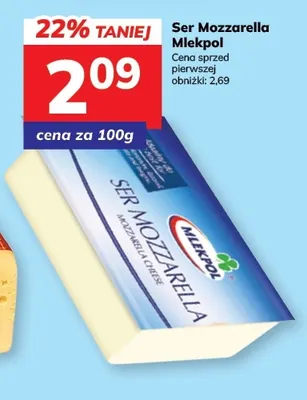 Ser mozzarella Mlekpol promocja w Hitpol
