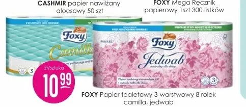 Papier toaletowy Foxy Jedwab promocja w Drogerie Jasmin