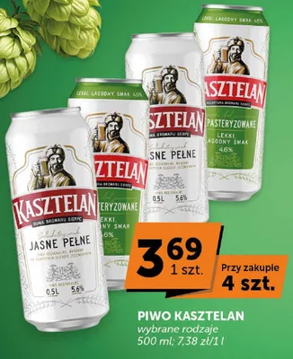 Piwo Jasne Pełne promocja w Groszek