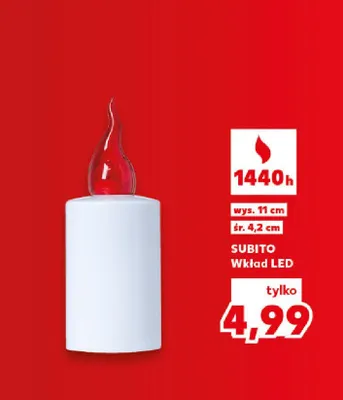 Wkład LED Subito promocja w Kaufland