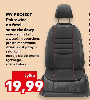 Pokrowiec na fotel samochodowy My Project promocja w Kaufland