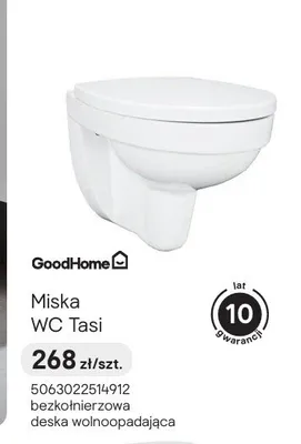 Miska WC GoodHome Tasi promocja w Castorama