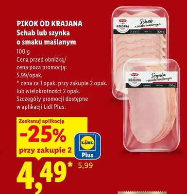 Schab o smaku maślanym Pikok Od Krajana promocja w Lidl