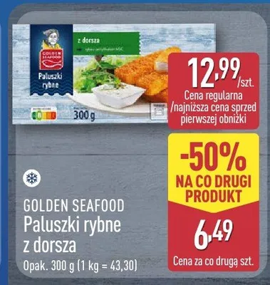 Paluszki rybne z dorsza promocja w Aldi