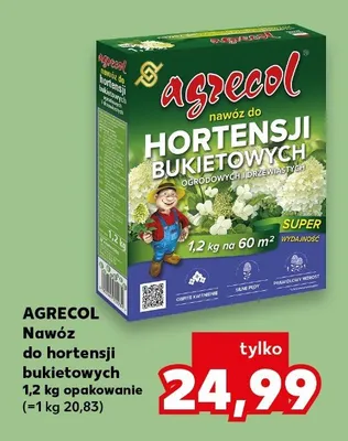 Nawóz do hortensji bukietowych Agrecol promocja w Kaufland