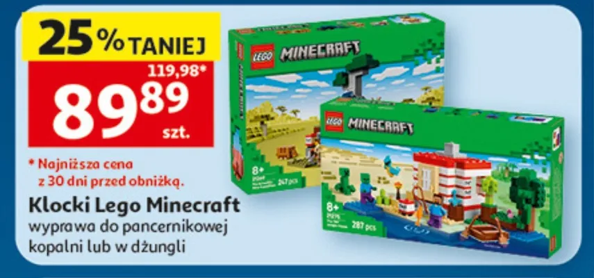 Klocki Lego Minecraft promocja w Auchan