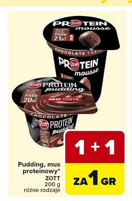 Mus proteinowy ZOTT 200g promocja w Carrefour Market