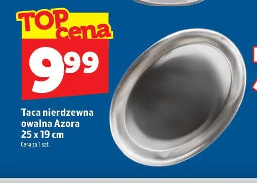 Taca nierdzewna owalna Azora 25x19 cm promocja w TOPAZ