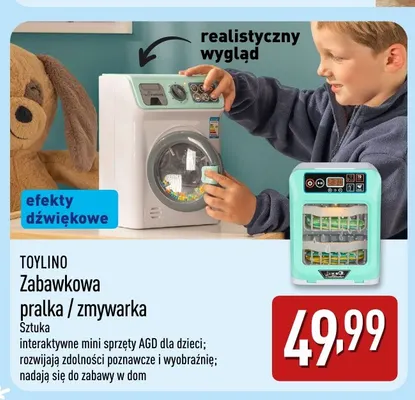 Zabawkowa zmywarka Toylino promocja w Aldi