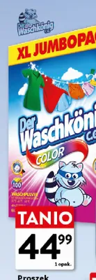 Proszek do prania Der Waschkönig Color promocja w Intermarche
