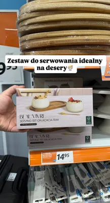 Zestaw naczyń do serwowania promocja w Action
