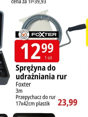 Przepychacz do rur Foxter promocja w Leclerc