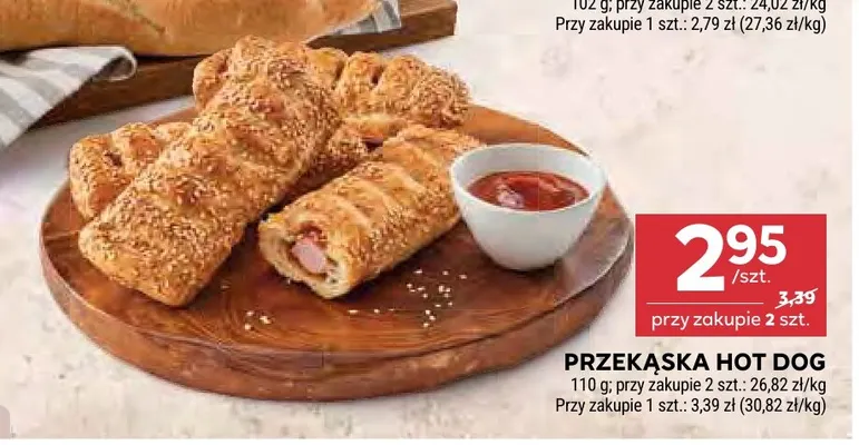 Przekąska hot dog promocja w Stokrotka