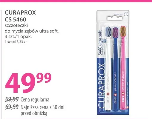 Szczoteczki do mycia zębów ultra soft CS 5460 promocja w Hebe