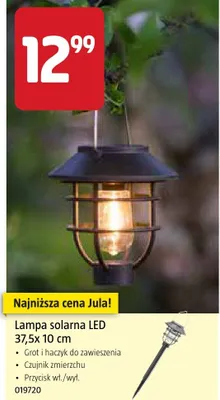 Lampa solarna LED 37,5x 10 cm promocja w Jula