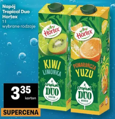 Napój Tropical Duo Hortex Kiwi Limonka promocja w Delikatesy Centrum