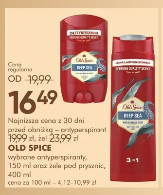 Antyperspirant Old Spice promocja w Super-Pharm