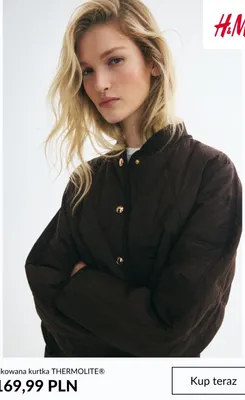Pikowana kurtka THERMOLITE® H & M promocja w H&M