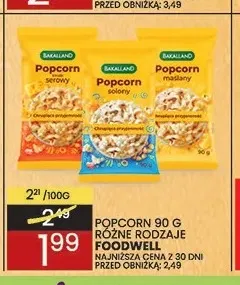 Popcorn solony Bakalland promocja w Wafelek