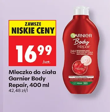 Mleczko do ciała Garnier Body Repair promocja w Biedronka