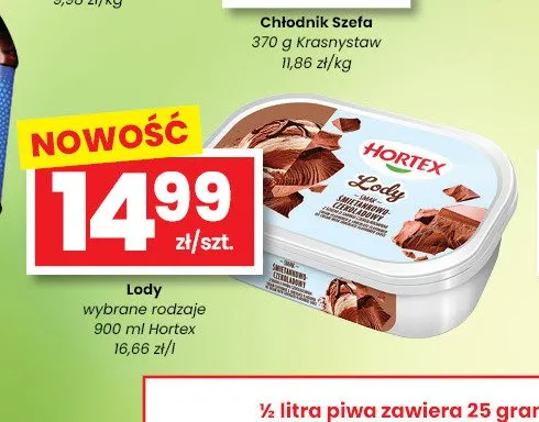 Lody Hortex promocja w emma MARKET
