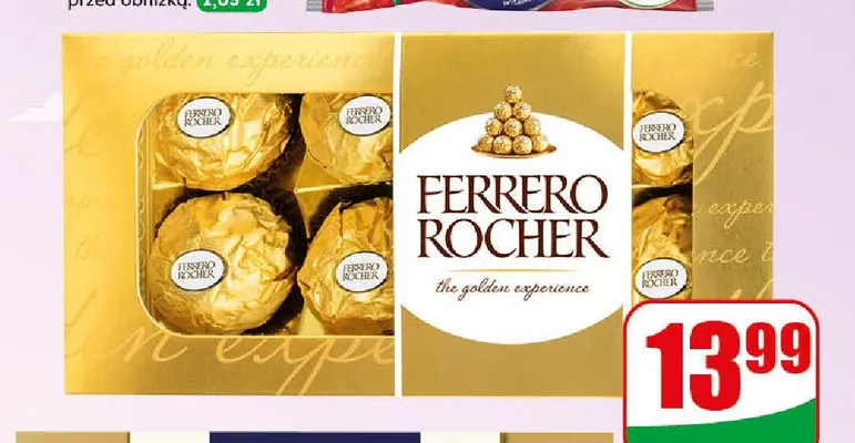 Bombonierka Ferrero Rocher promocja w Dino