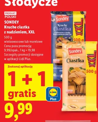 Kruche ciastka z nadzieniem, XXL promocja w Lidl