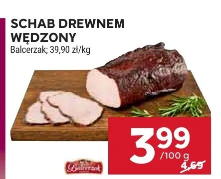 Schab drewnem wędzony balcerzak promocja w Stokrotka