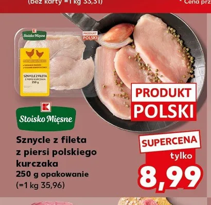 Sznycle z fileta z piersi kurczaka Stoisko Mięsne promocja w Kaufland