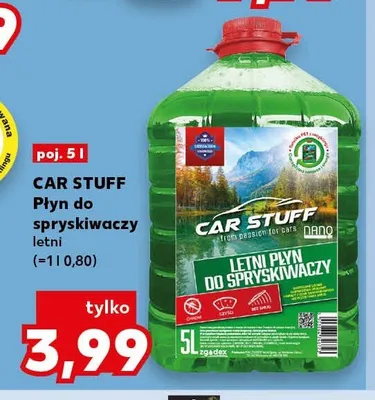 Płyn do spryskiwaczy letni CAR STUFF promocja w Kaufland