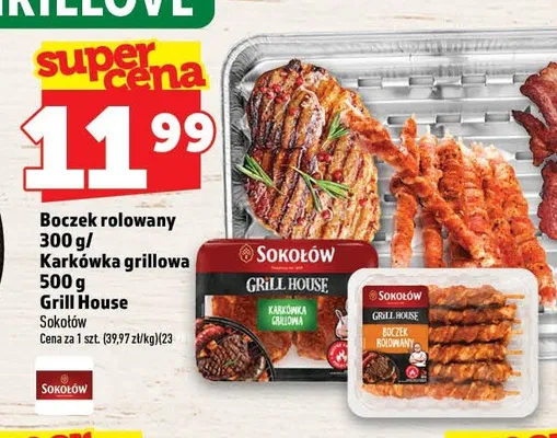 Karkówka grillowa Grill House Sokołów promocja w TOPAZ