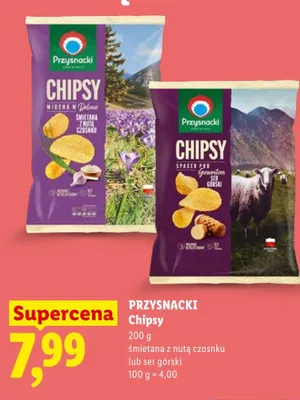 Chipsy Przysnacki promocja w Lidl