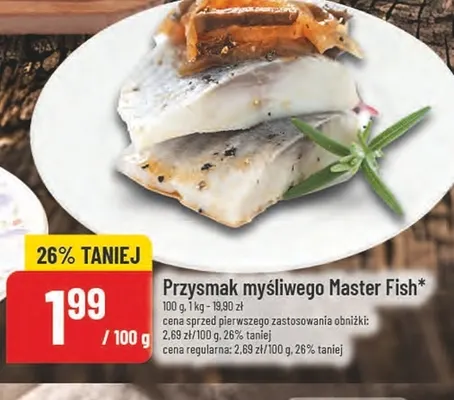 Przysmak myśliwego Master Fish promocja w POLOmarket