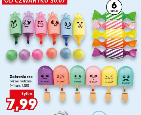 Zakreślacze Q-Xiang 6-pak promocja w Kaufland