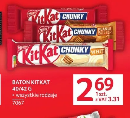 Baton KitKat promocja w Selgros
