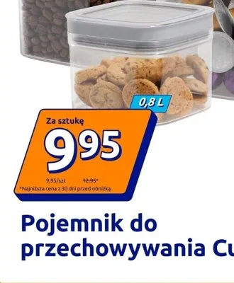 Pojemnik do przechowywania 0.8 l promocja w Action