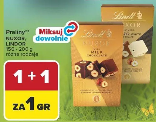 Praliny Nuxor promocja w Carrefour Market