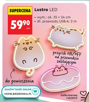 Lustro LED promocja w Biedronka
