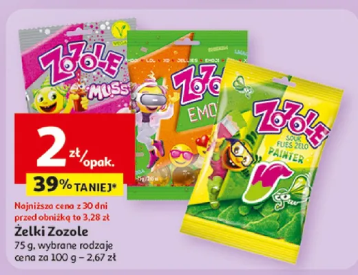 Żelki Zozole promocja w Auchan