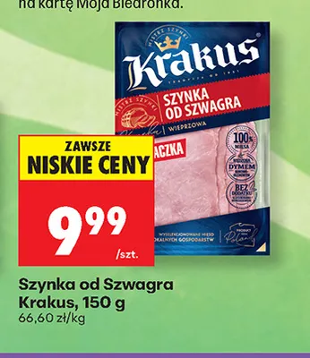 Szynka od Szwagra Krakus promocja w Biedronka