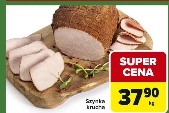 Szynka krucha promocja w Carrefour Express
