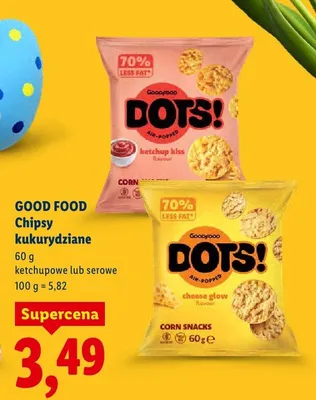 Chipsy kukurydziane serowe promocja w Lidl