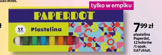 Plastelina Paperdot promocja w Empik