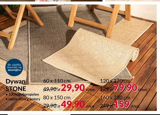Dywan Stone 60x110 cm promocja w Salony Agata