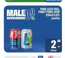 Piwo bezalkoholowe Tyskie Zero promocja w Tomi Markt