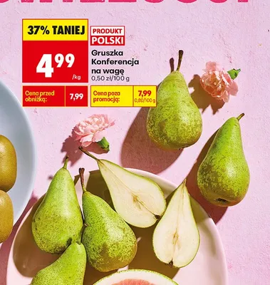 Gruszka Konferencja na wagę promocja w Biedronka