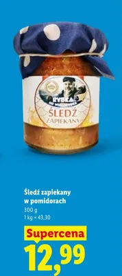 Śledź zapiekany w pomidorach Rybka od Wielgusa promocja w Lidl