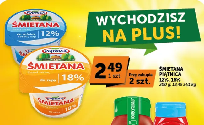 Śmietana 12% Piątnica promocja w ABC