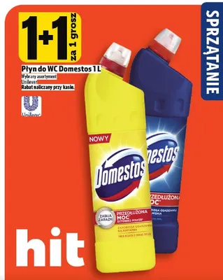 Płyn do WC Domestos Przedłużona Moc Citrus Fresh promocja w TOPAZ